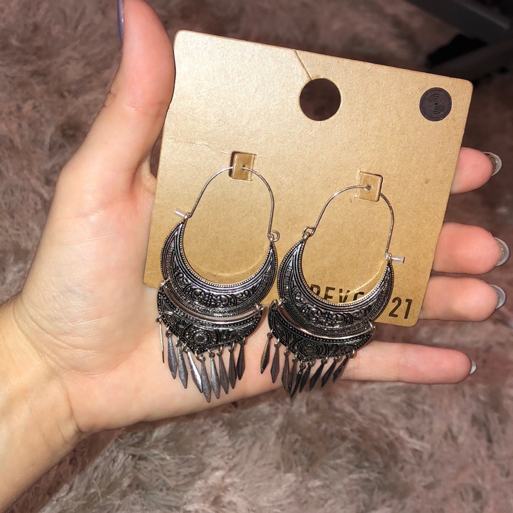 Silver Boho Earrings